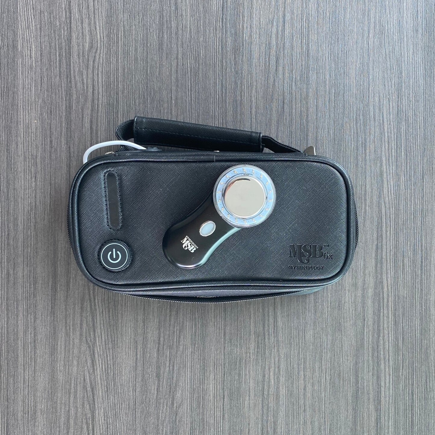 Sanitize & Glow Cosmetic Pouch Black