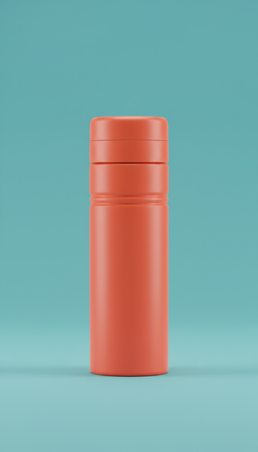 Insulated Water Bottle in Coral
