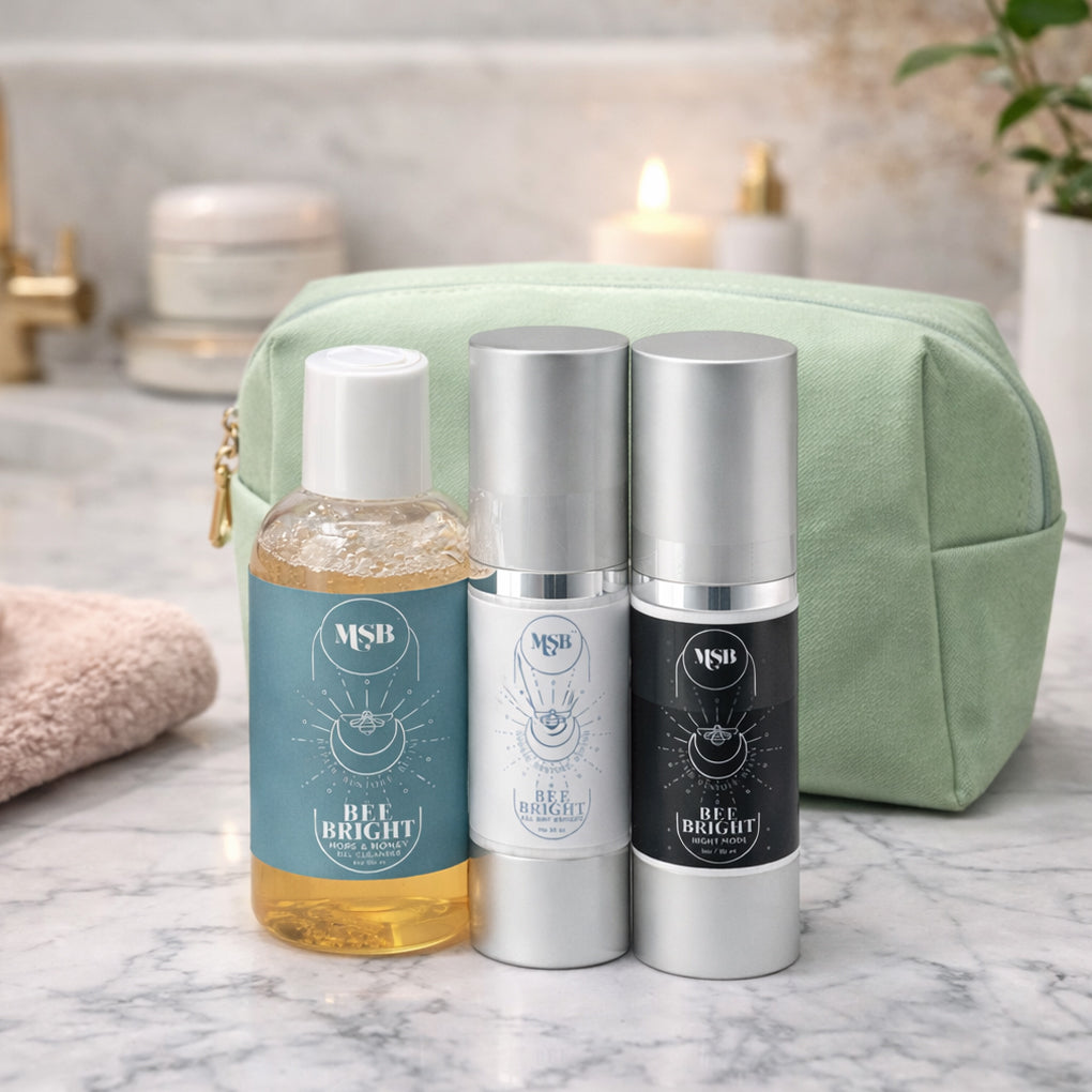 Bee Bright™ Barrier Reset & Repair Trio + Free Velour Bag