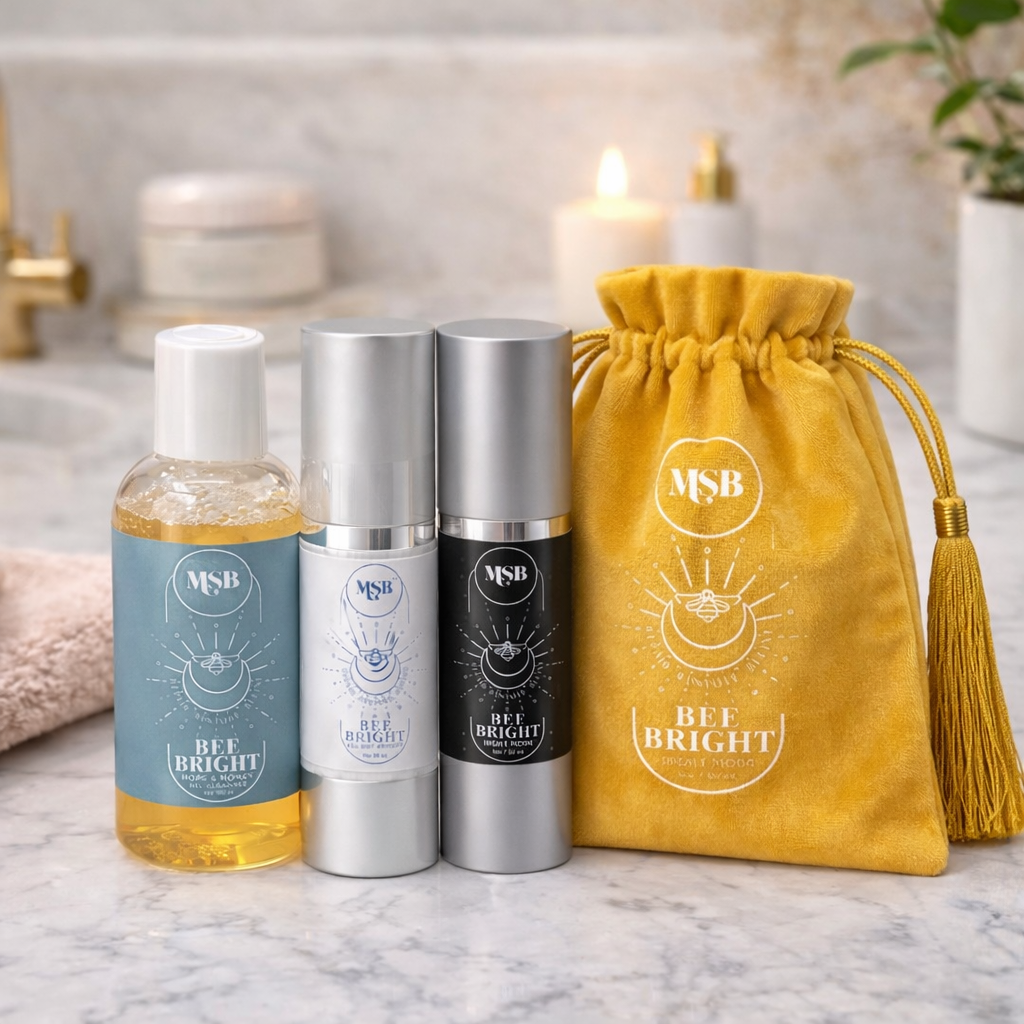 Bee Bright™ Barrier Reset & Repair Trio + Free Velour Bag