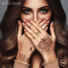 Load image into Gallery viewer, New Product Alert! WILD LOVE Henna Sticker Tattoo
