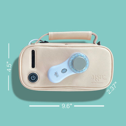 Sanitize & Glow Cosmetic Pouch Nude
